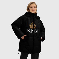 Женская зимняя куртка Oversize Король - фото 2