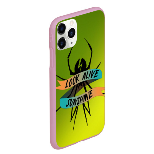 Чехол для iPhone 11 Pro Max матовый Look alive sunshine, цвет розовый - фото 3