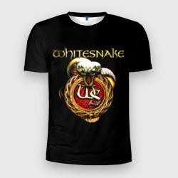 Мужская футболка 3D Slim Whitesnake