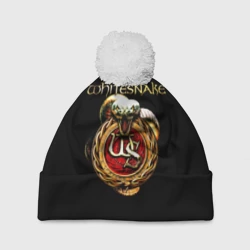 Шапка 3D c помпоном Whitesnake