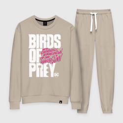 Женский костюм хлопок Birds of Prey logo