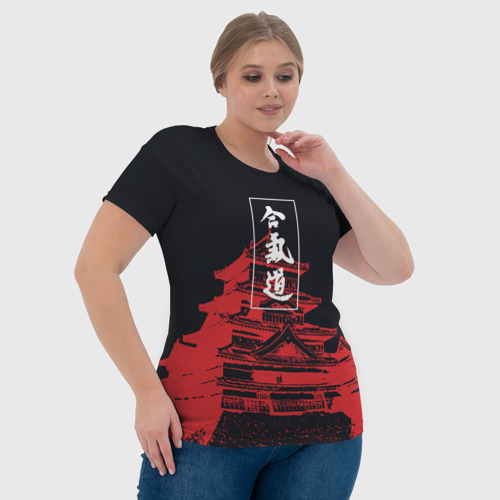 Женская футболка 3D Aikido, цвет 3D печать - фото 6