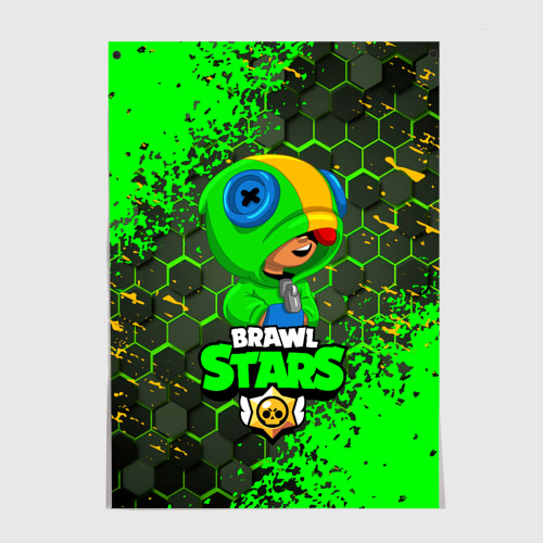 Постер Brawl Stars Leon