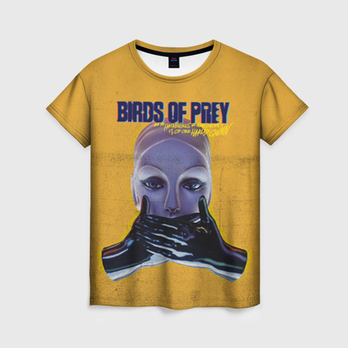 Женская футболка 3D Birds of Prey Black mask Фото 01 Женская футболка 3D Birds of Prey Black mask Фото 01