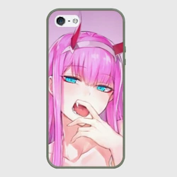 Чехол для iPhone 5/5S матовый Ахегао Зеро ту