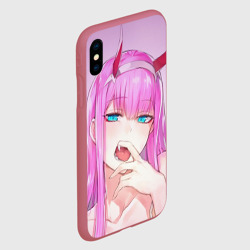 Чехол для iPhone XS Max матовый Ахегао Зеро ту - фото 2