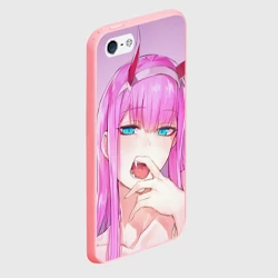 Чехол для iPhone 5/5S матовый Ахегао Зеро ту - фото 2