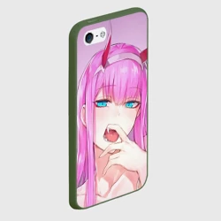 Чехол для iPhone 5/5S матовый Ахегао Зеро ту - фото 2