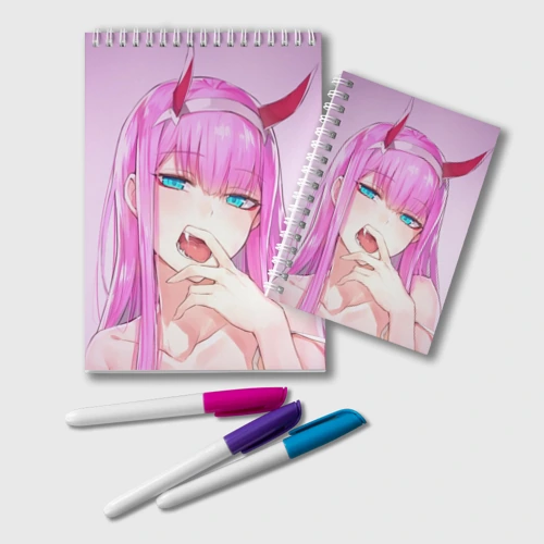 Блокнот Ахегао Зеро ту