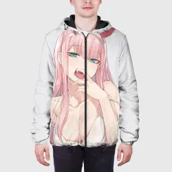 Мужская куртка 3D Ahegao Zero Two - фото 4