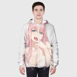 Мужская куртка 3D Ahegao Zero Two - фото 4