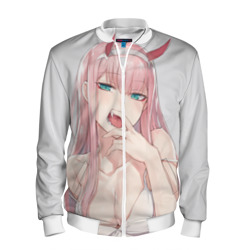 Мужской бомбер 3D Ahegao Zero Two