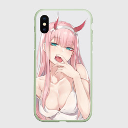 Чехол для iPhone XS Max матовый Ahegao Zero Two