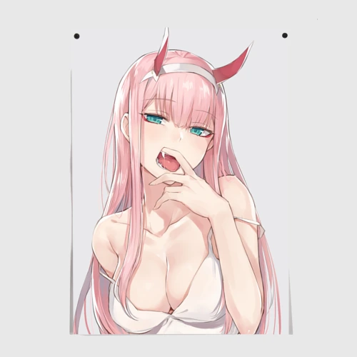 Постер Ahegao Zero Two