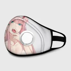 Маска из неопрена Ahegao Zero Two
