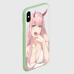 Чехол для iPhone XS Max матовый Ahegao Zero Two - фото 2
