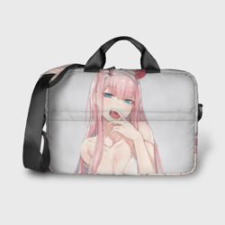 Сумка для ноутбука 3D Ahegao Zero Two