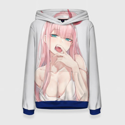 Женская толстовка 3D Ahegao Zero Two