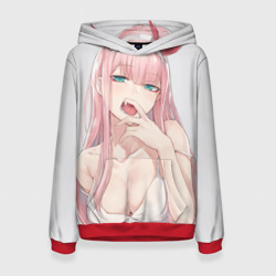 Женская толстовка 3D Ahegao Zero Two