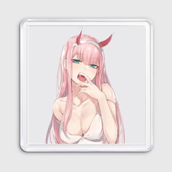 Магнит 55*55 Ahegao Zero Two