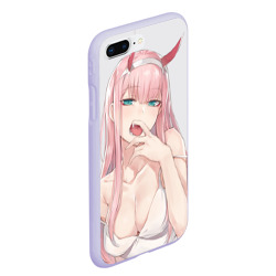 Чехол для iPhone 7Plus/8 Plus матовый Ahegao Zero Two - фото 2