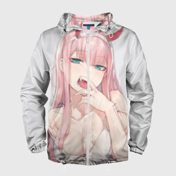 Мужская ветровка 3D Ahegao Zero Two