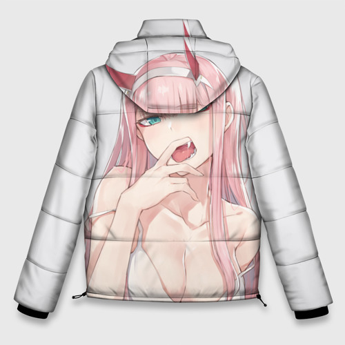 Мужская зимняя куртка 3D Ahegao Zero Two, цвет черный - фото 2