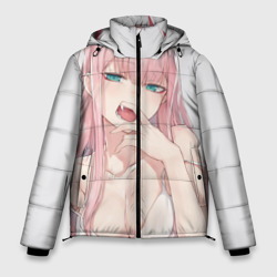 Мужская зимняя куртка 3D Ahegao Zero Two