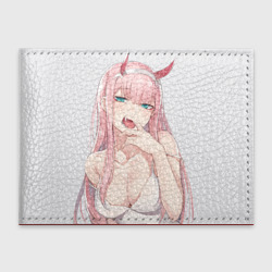 Обложка для студенческого билета Ahegao Zero Two