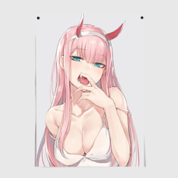 Постер Ahegao Zero Two