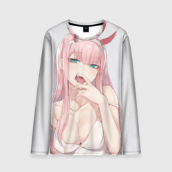 Мужской лонгслив 3D Ahegao Zero Two