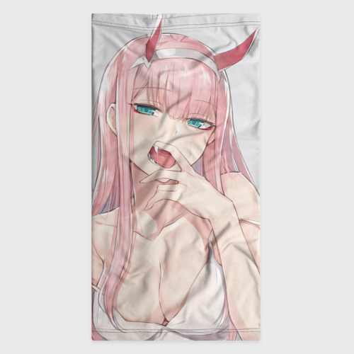 Бандана-труба 3D Ahegao Zero Two, цвет 3D печать - фото 7