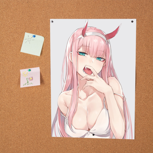 Постер Ahegao Zero Two - фото 2