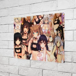 Холст прямоугольный Эччи гарем - фото 2