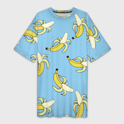 Платье-футболка 3D Banana art