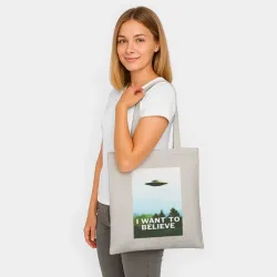 Шоппер BioNature I want to believe НЛО - фото 2