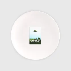 Тарелка I want to believe НЛО
