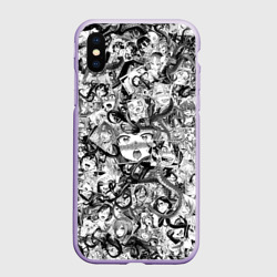 Чехол для iPhone XS Max матовый Ахегао с щупальцами