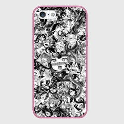 Чехол для iPhone 5/5S матовый Ахегао с щупальцами