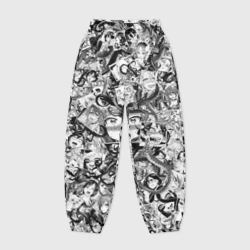 Женские джоггеры оверсайз 3D Ахегао с щупальцами