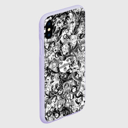 Чехол для iPhone XS Max матовый Ахегао с щупальцами - фото 2