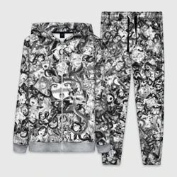 Женский костюм 3D Ахегао с щупальцами