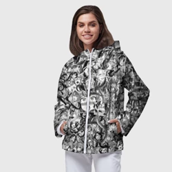 Женская ветровка 3D Ахегао с щупальцами - фото 2