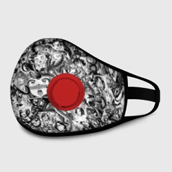 Маска из неопрена Ахегао с щупальцами