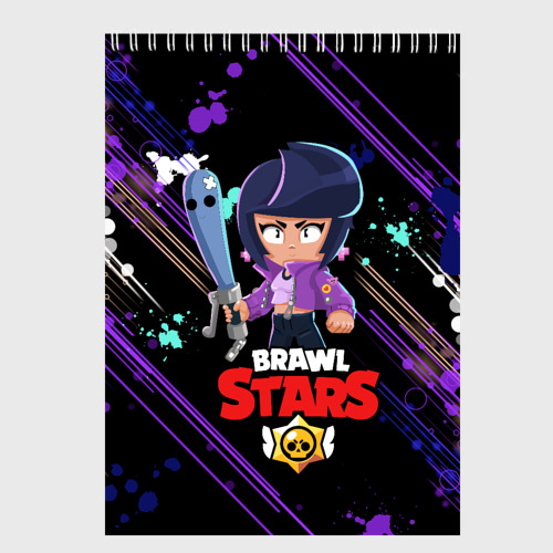 Скетчбук BRAWL STARS BIBI., цвет белый