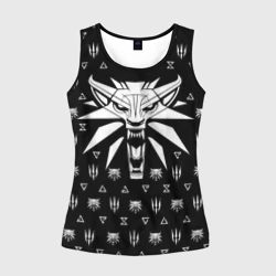 Женская майка 3D Ведьмак the Witcher Геральт