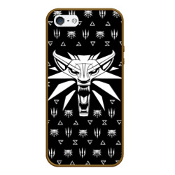 Чехол для iPhone 5/5S матовый Ведьмак the Witcher Геральт