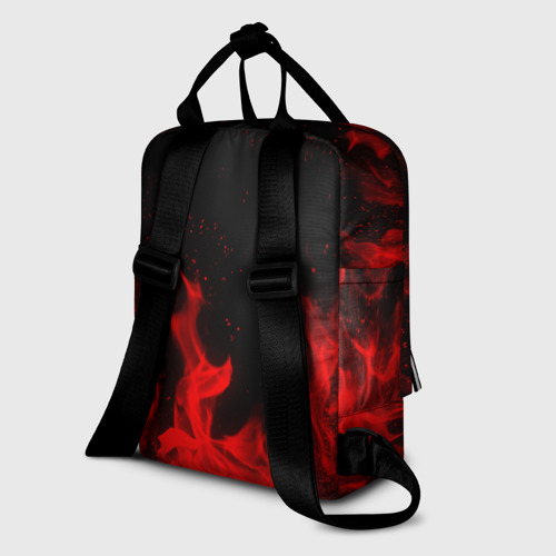 Женский рюкзак 3D с принтом CYBERPUNK 2077 KEANU REEVES, вид сзади #1