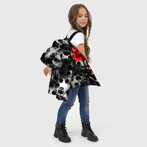 Зимняя куртка для девочек 3D с принтом Князь, фото #4