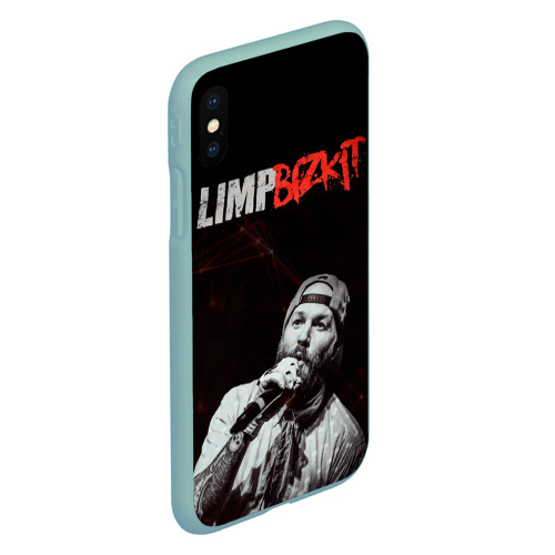 Чехол для iPhone XS Max матовый Limp Bizkit, цвет мятный - фото 3